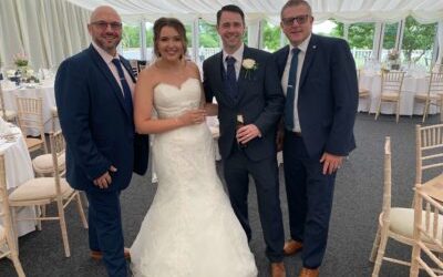 Congratulations Rebecca & John ….